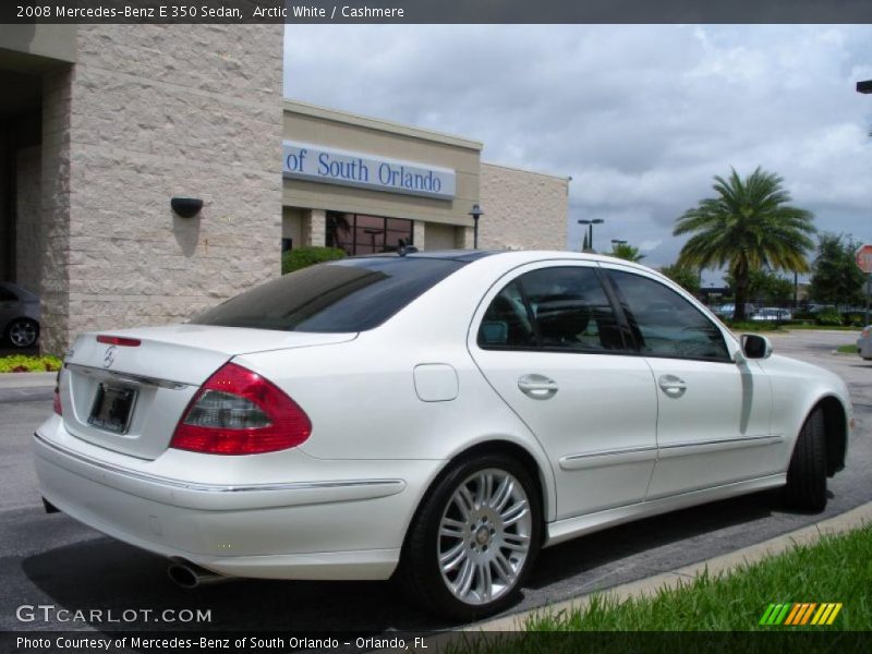 Arctic White / Cashmere 2008 Mercedes-Benz E 350 Sedan