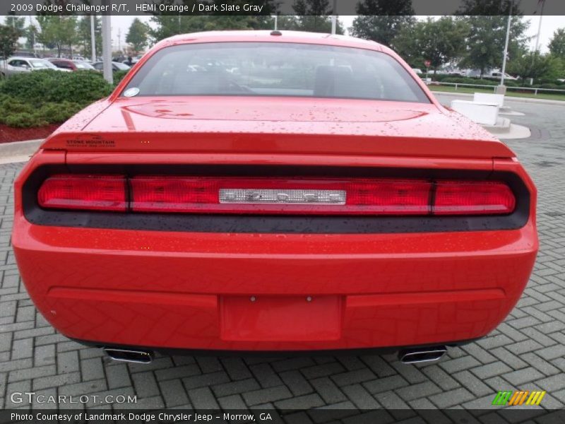 HEMI Orange / Dark Slate Gray 2009 Dodge Challenger R/T