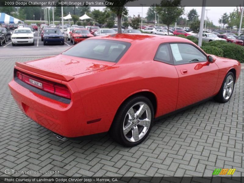 HEMI Orange / Dark Slate Gray 2009 Dodge Challenger R/T