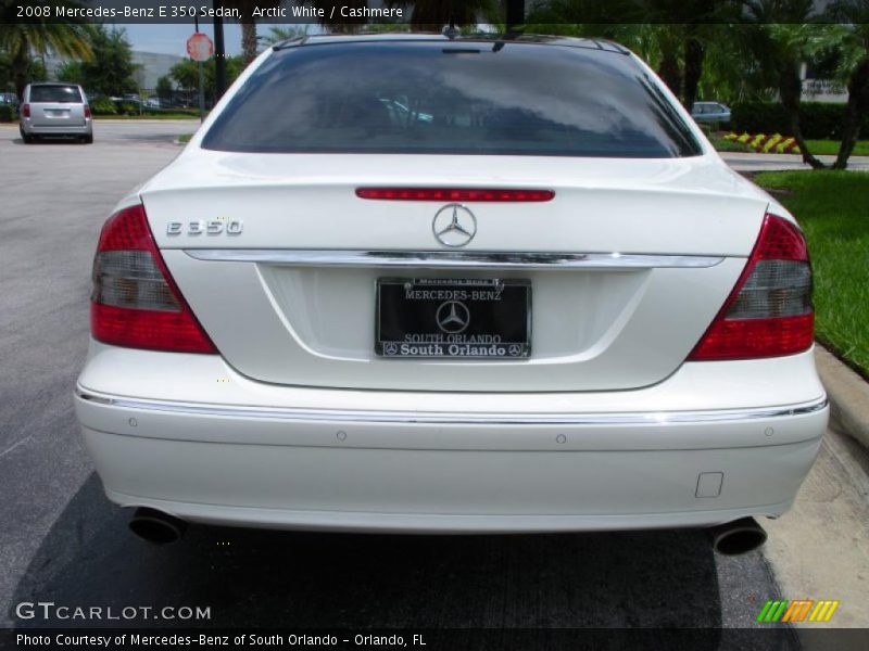 Arctic White / Cashmere 2008 Mercedes-Benz E 350 Sedan