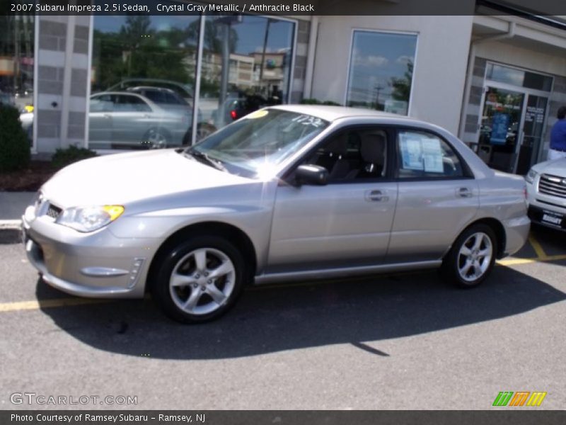 Crystal Gray Metallic / Anthracite Black 2007 Subaru Impreza 2.5i Sedan