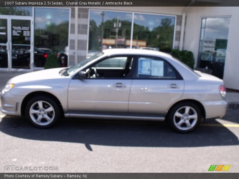 Crystal Gray Metallic / Anthracite Black 2007 Subaru Impreza 2.5i Sedan