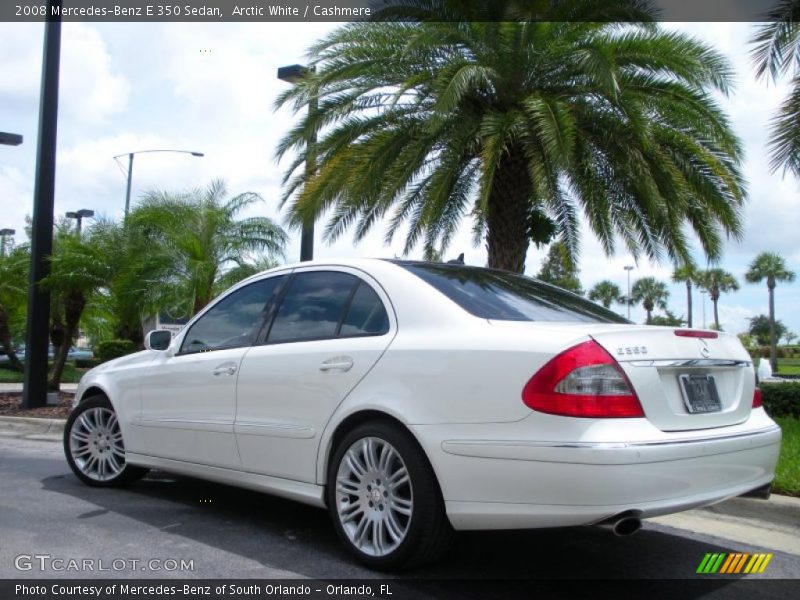 Arctic White / Cashmere 2008 Mercedes-Benz E 350 Sedan