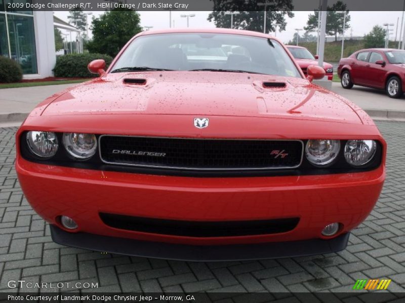 HEMI Orange / Dark Slate Gray 2009 Dodge Challenger R/T