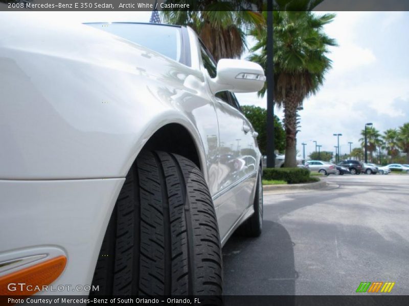 Arctic White / Cashmere 2008 Mercedes-Benz E 350 Sedan