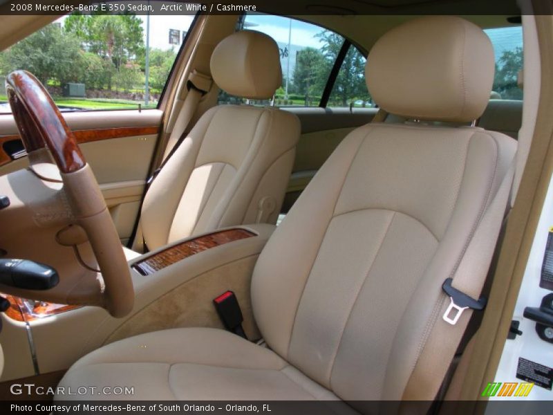 Arctic White / Cashmere 2008 Mercedes-Benz E 350 Sedan