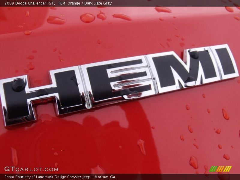 HEMI Orange / Dark Slate Gray 2009 Dodge Challenger R/T
