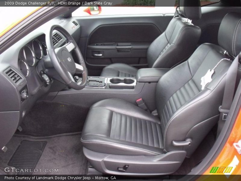 HEMI Orange / Dark Slate Gray 2009 Dodge Challenger R/T