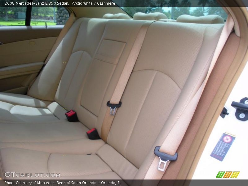 Arctic White / Cashmere 2008 Mercedes-Benz E 350 Sedan