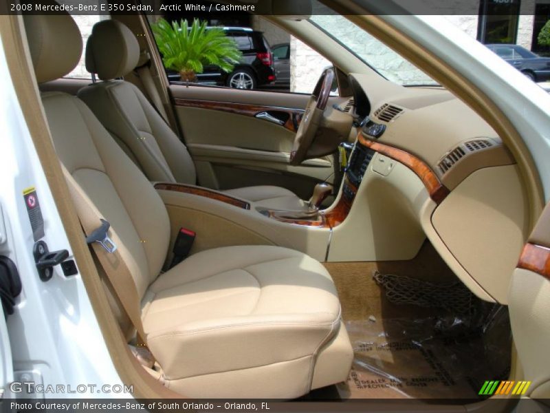 Arctic White / Cashmere 2008 Mercedes-Benz E 350 Sedan