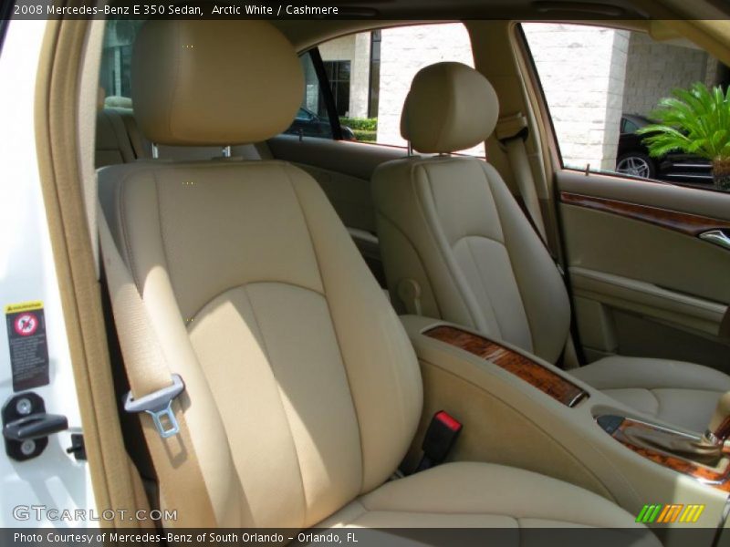 Arctic White / Cashmere 2008 Mercedes-Benz E 350 Sedan