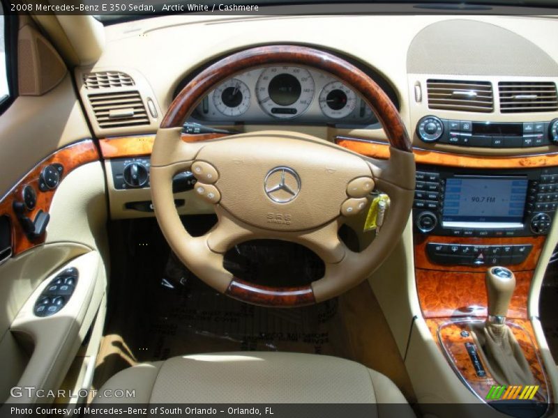 Arctic White / Cashmere 2008 Mercedes-Benz E 350 Sedan