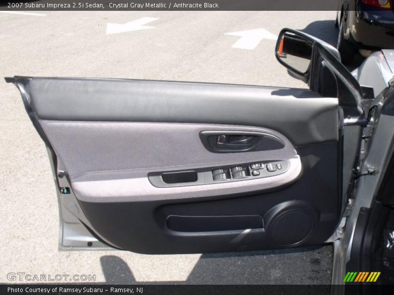 Crystal Gray Metallic / Anthracite Black 2007 Subaru Impreza 2.5i Sedan