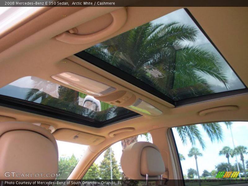 Arctic White / Cashmere 2008 Mercedes-Benz E 350 Sedan