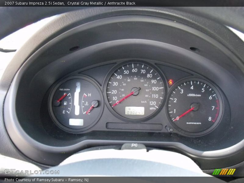 Crystal Gray Metallic / Anthracite Black 2007 Subaru Impreza 2.5i Sedan
