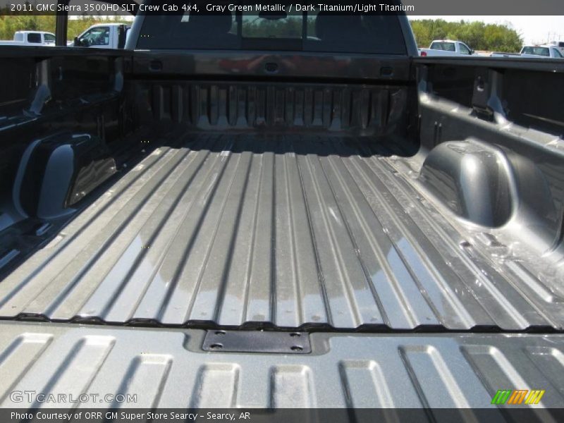 Gray Green Metallic / Dark Titanium/Light Titanium 2011 GMC Sierra 3500HD SLT Crew Cab 4x4