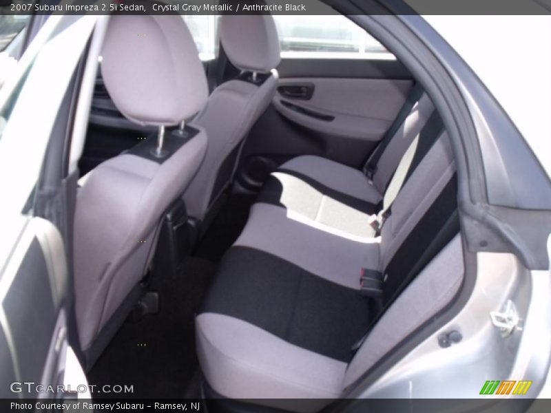Crystal Gray Metallic / Anthracite Black 2007 Subaru Impreza 2.5i Sedan