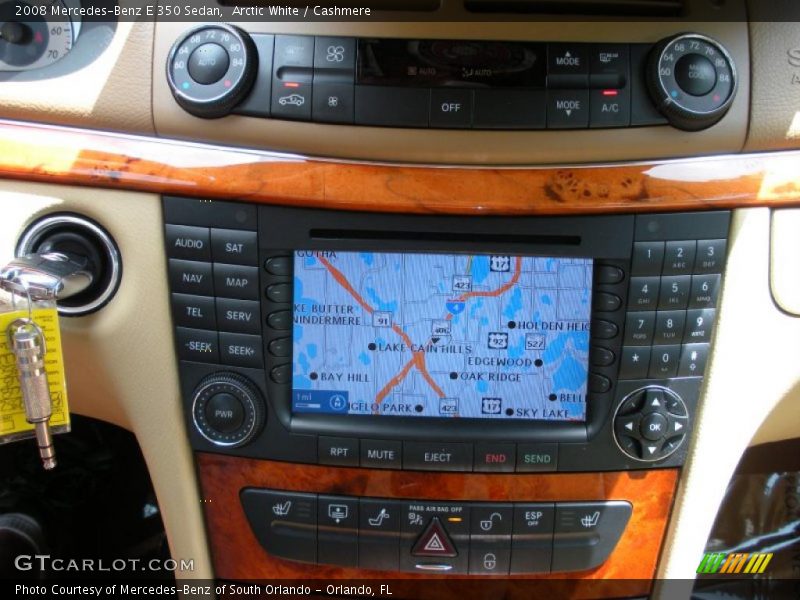 Arctic White / Cashmere 2008 Mercedes-Benz E 350 Sedan