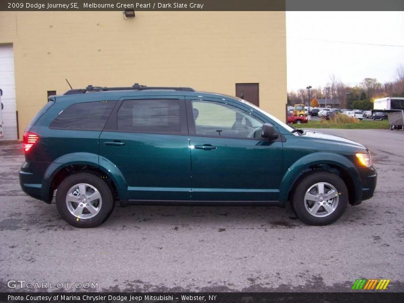 Melbourne Green Pearl / Dark Slate Gray 2009 Dodge Journey SE