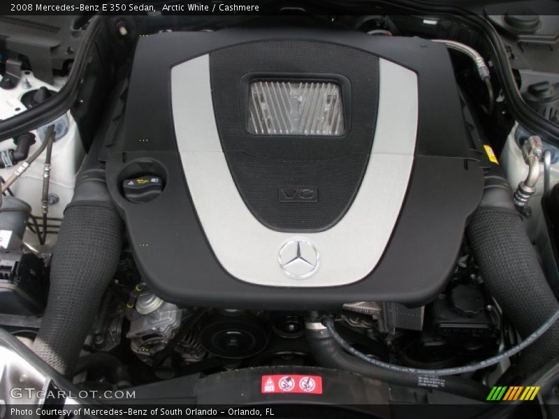 Arctic White / Cashmere 2008 Mercedes-Benz E 350 Sedan