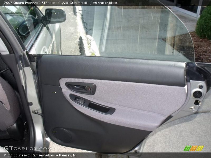Crystal Gray Metallic / Anthracite Black 2007 Subaru Impreza 2.5i Sedan