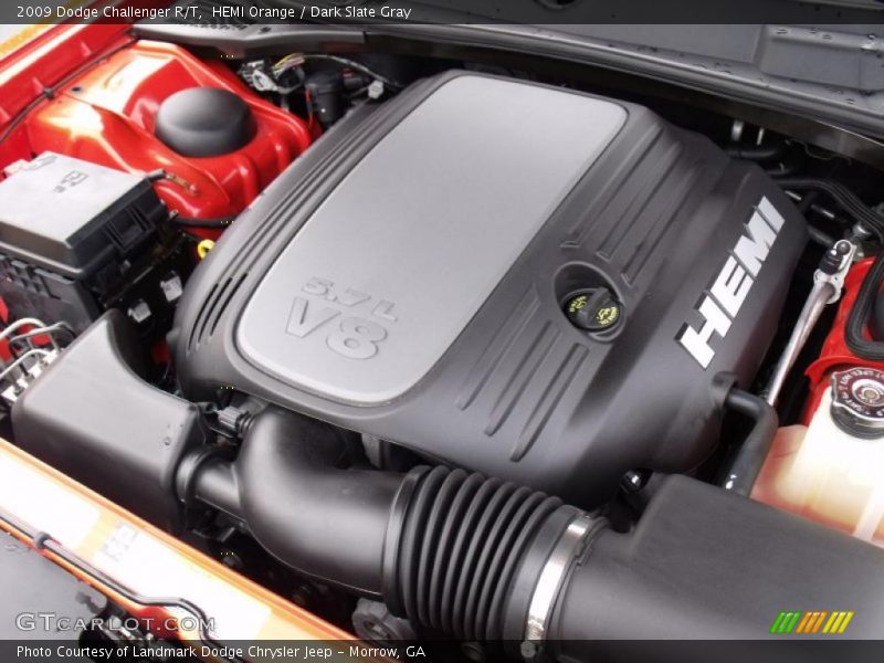 HEMI Orange / Dark Slate Gray 2009 Dodge Challenger R/T