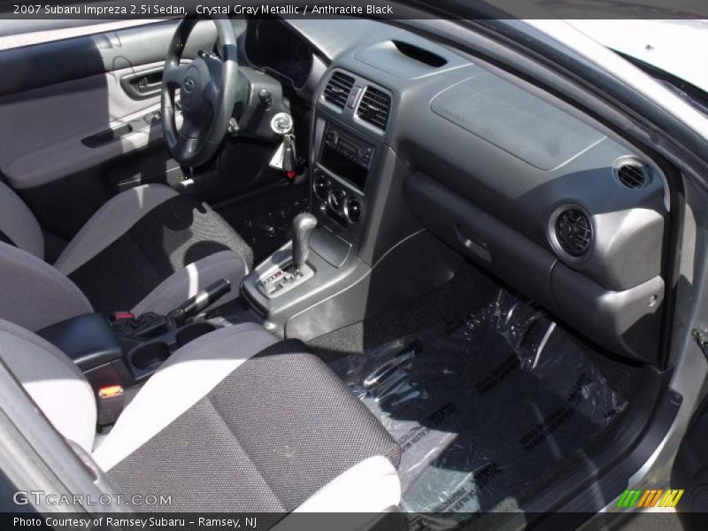 Crystal Gray Metallic / Anthracite Black 2007 Subaru Impreza 2.5i Sedan