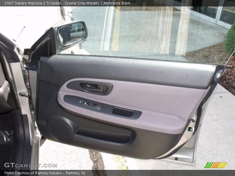 Crystal Gray Metallic / Anthracite Black 2007 Subaru Impreza 2.5i Sedan