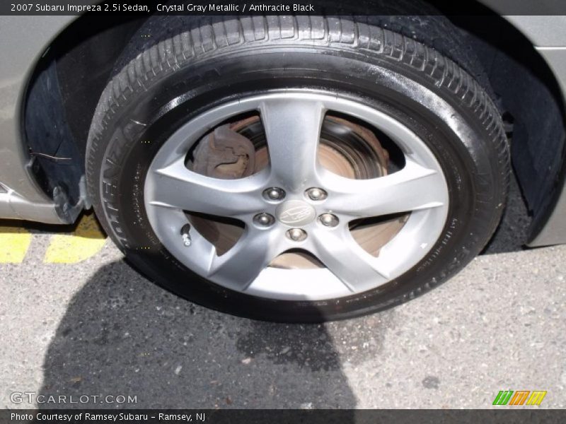 Crystal Gray Metallic / Anthracite Black 2007 Subaru Impreza 2.5i Sedan