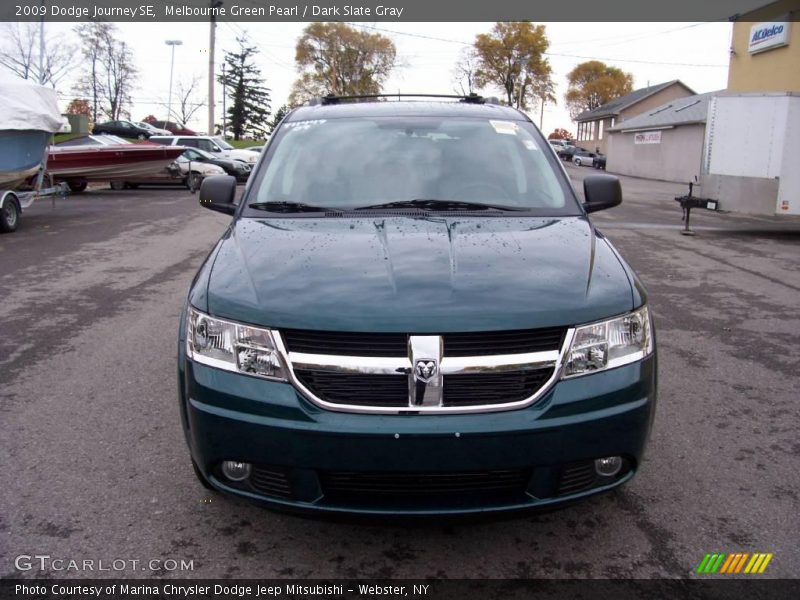 Melbourne Green Pearl / Dark Slate Gray 2009 Dodge Journey SE