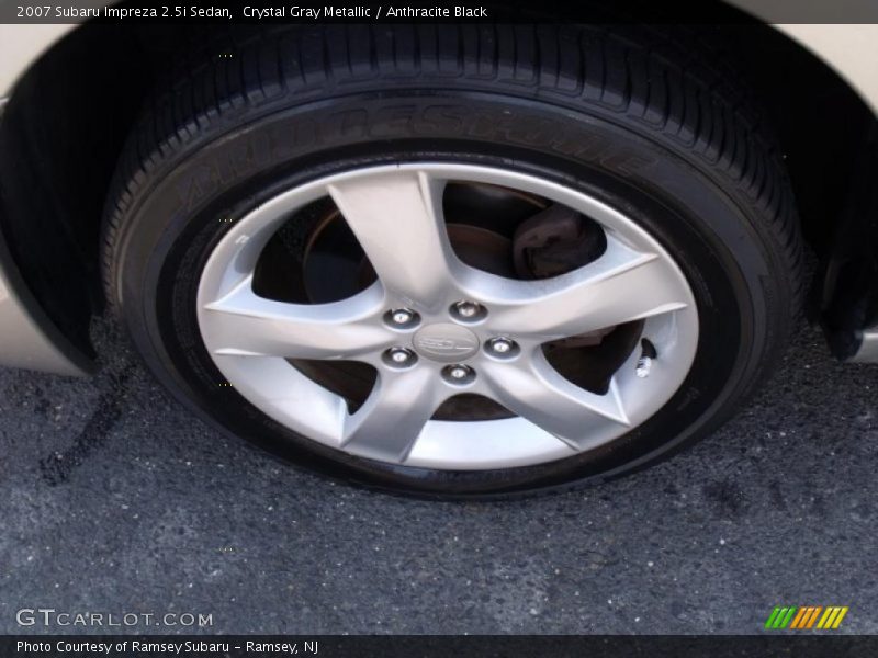 Crystal Gray Metallic / Anthracite Black 2007 Subaru Impreza 2.5i Sedan