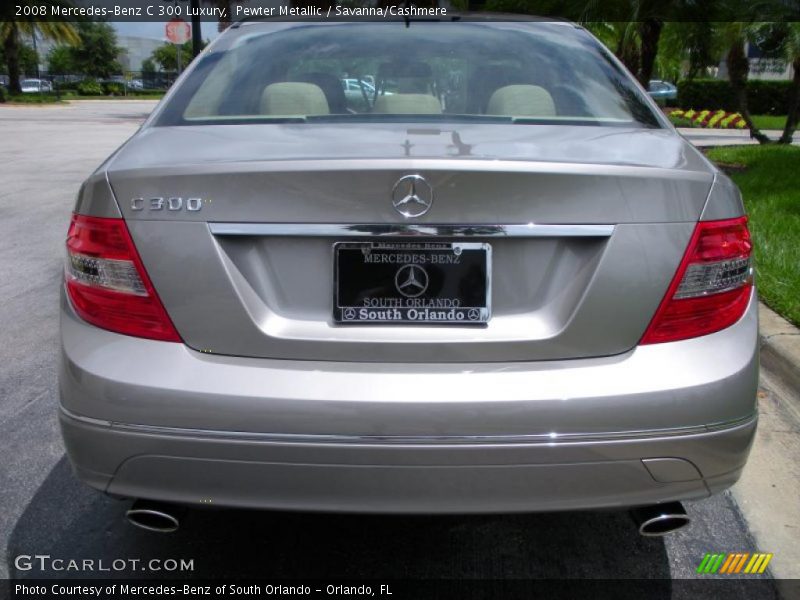 Pewter Metallic / Savanna/Cashmere 2008 Mercedes-Benz C 300 Luxury