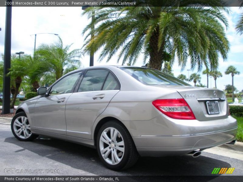 Pewter Metallic / Savanna/Cashmere 2008 Mercedes-Benz C 300 Luxury