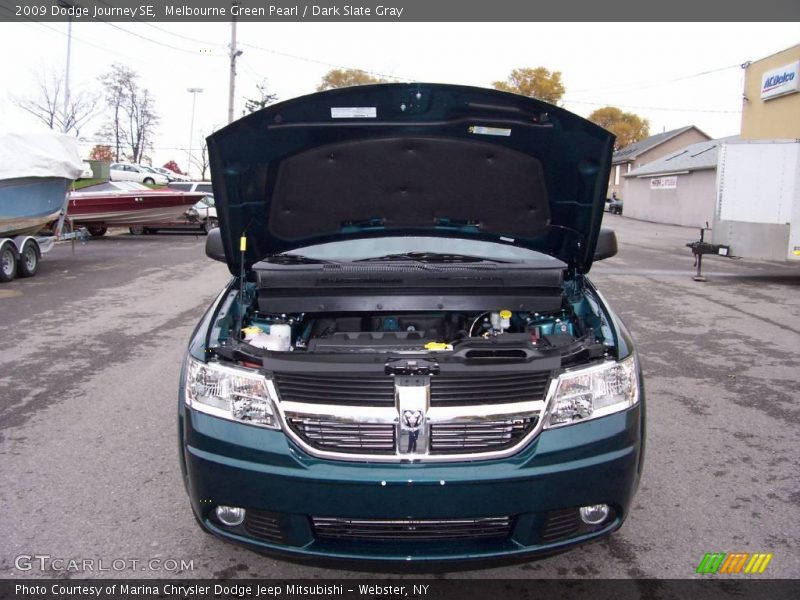 Melbourne Green Pearl / Dark Slate Gray 2009 Dodge Journey SE