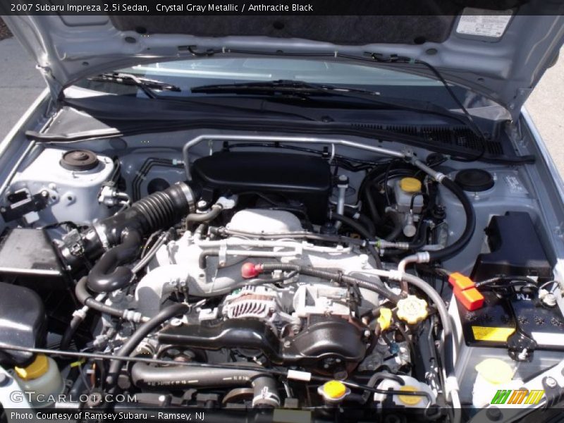 Crystal Gray Metallic / Anthracite Black 2007 Subaru Impreza 2.5i Sedan
