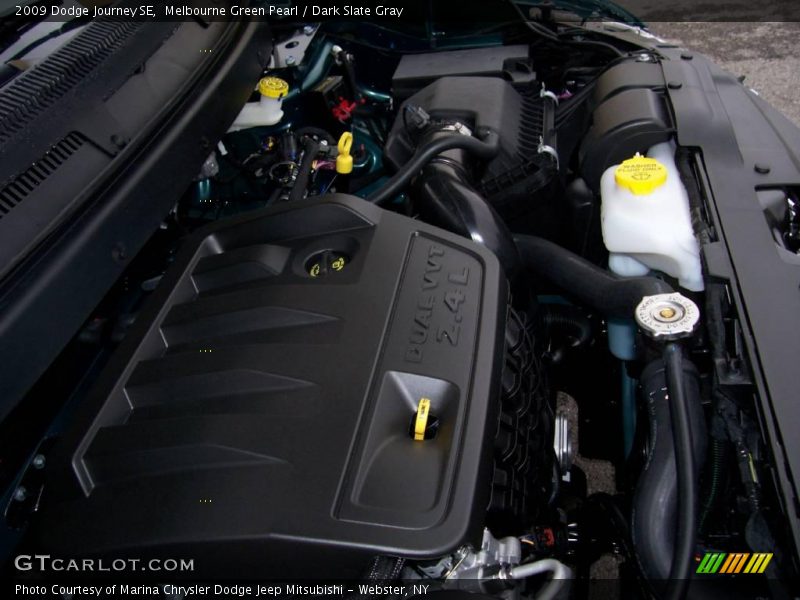 Melbourne Green Pearl / Dark Slate Gray 2009 Dodge Journey SE