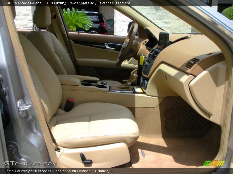 Pewter Metallic / Savanna/Cashmere 2008 Mercedes-Benz C 300 Luxury