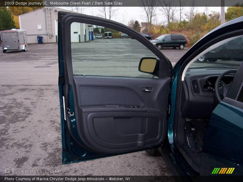 Melbourne Green Pearl / Dark Slate Gray 2009 Dodge Journey SE