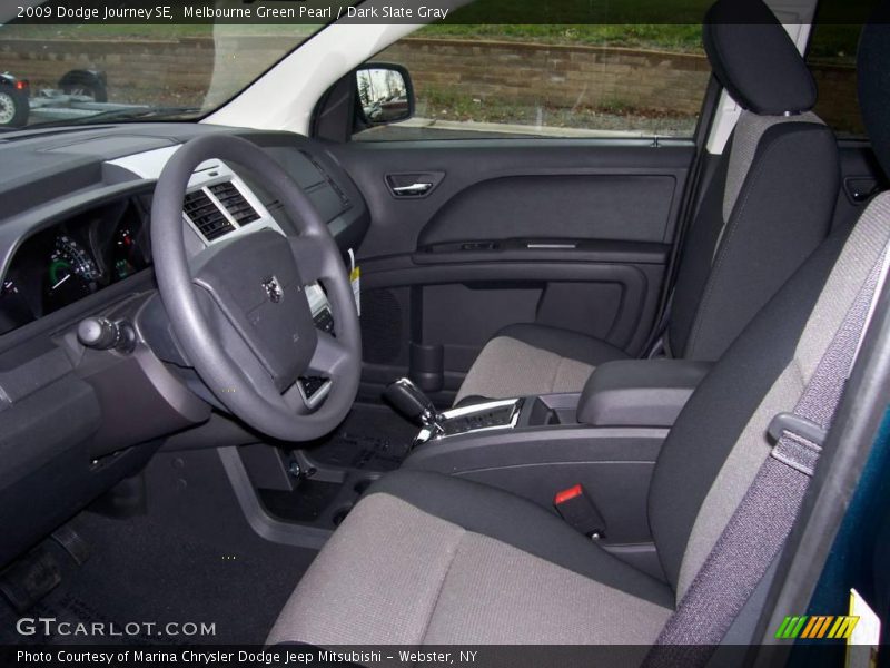 Melbourne Green Pearl / Dark Slate Gray 2009 Dodge Journey SE