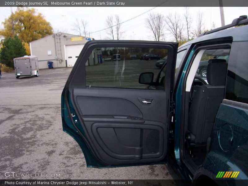 Melbourne Green Pearl / Dark Slate Gray 2009 Dodge Journey SE