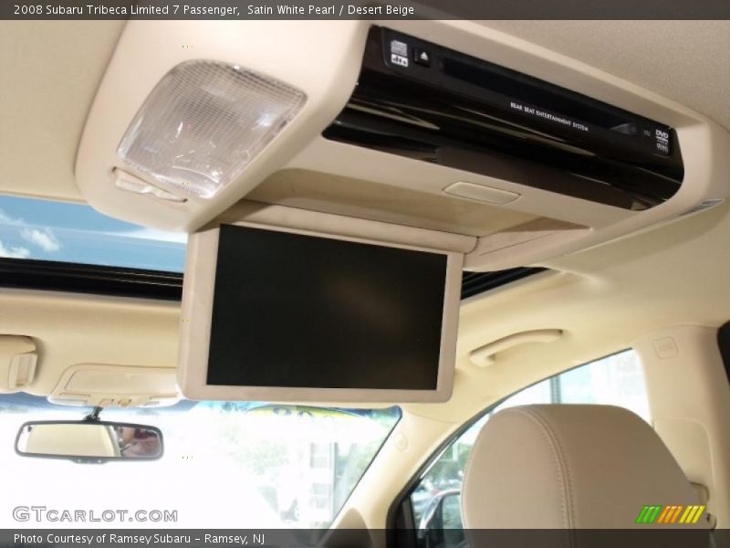 Satin White Pearl / Desert Beige 2008 Subaru Tribeca Limited 7 Passenger