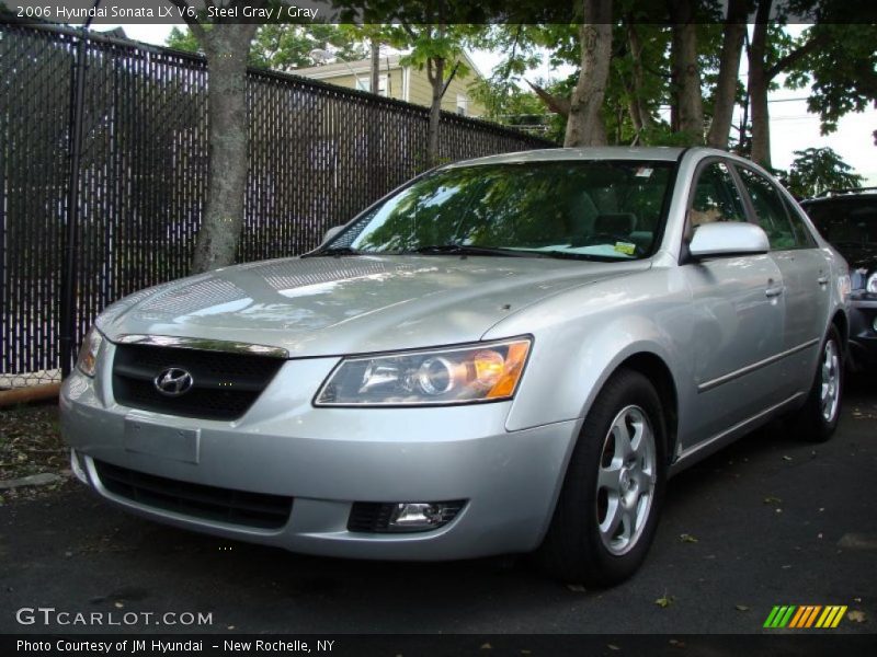 Steel Gray / Gray 2006 Hyundai Sonata LX V6