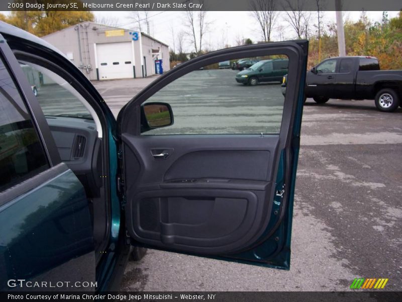 Melbourne Green Pearl / Dark Slate Gray 2009 Dodge Journey SE
