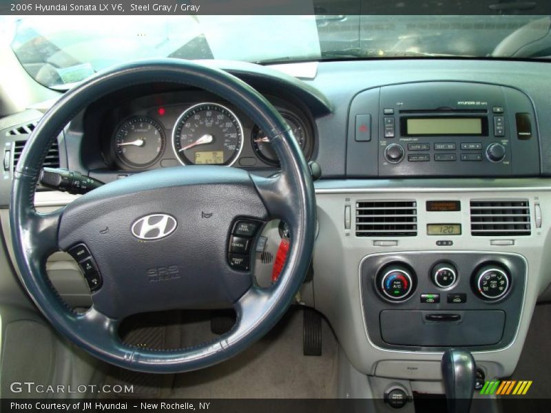 Steel Gray / Gray 2006 Hyundai Sonata LX V6