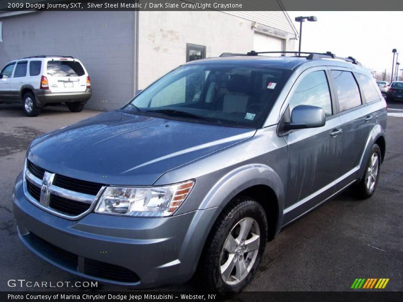 Silver Steel Metallic / Dark Slate Gray/Light Graystone 2009 Dodge Journey SXT