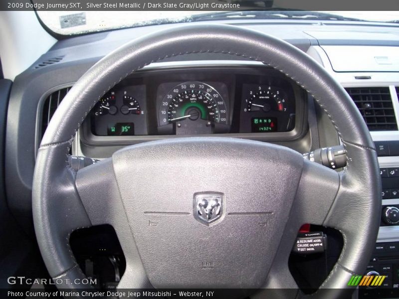 Silver Steel Metallic / Dark Slate Gray/Light Graystone 2009 Dodge Journey SXT