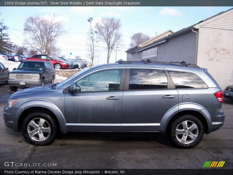 Silver Steel Metallic / Dark Slate Gray/Light Graystone 2009 Dodge Journey SXT