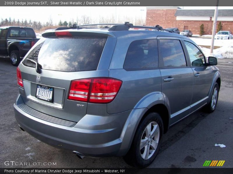 Silver Steel Metallic / Dark Slate Gray/Light Graystone 2009 Dodge Journey SXT