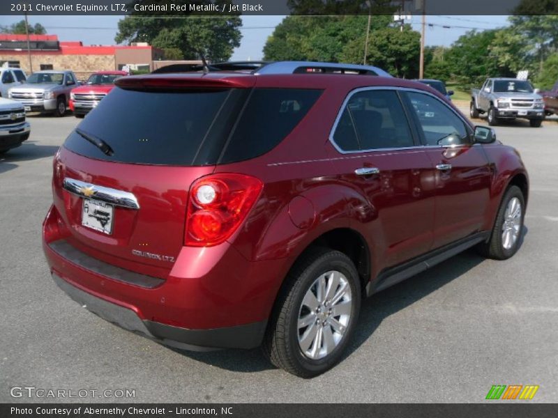 Cardinal Red Metallic / Jet Black 2011 Chevrolet Equinox LTZ