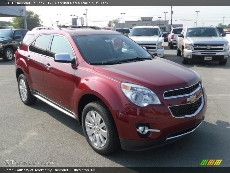 Cardinal Red Metallic / Jet Black 2011 Chevrolet Equinox LTZ